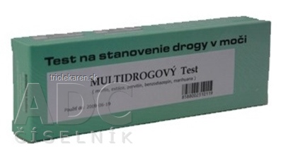 BIOGEMA MULTIDROGOVÝ TEST JEDNOKROKOVY drogový test na moč 1 ks