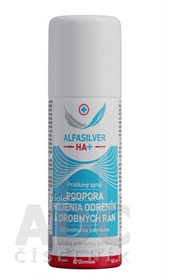 ALFASILVER HA+ sprej v prášku na ošetrenie rán 50 ml