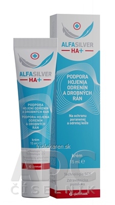 ALFASILVER HA+ krém na ošetrenie rán 15 ml