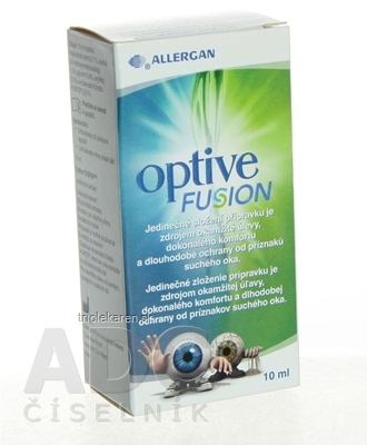 Optive FUSION očný roztok zvlhčenie oka 1x10 ml