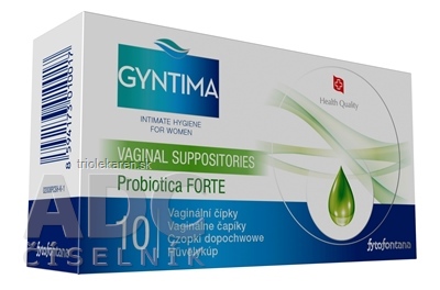 Fytofontana GYNTIMA Probiotica FORTE Vaginálne čapíky 10 ks