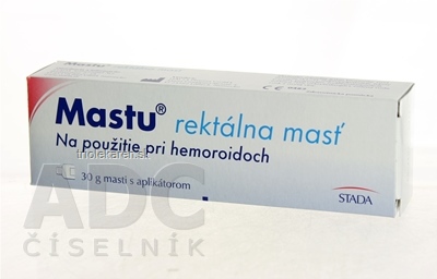 Mastu rektálna masť s aplikátorom, 1x30 g