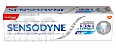 SENSODYNE REPAIR&PROTECT WHITENING zubná pasta (inov. 2021) 1x75 ml