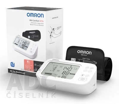 OMRON M6 Comfort AFib Tlakomer na rameno 1 ks + adaptér 1 ks 1 set