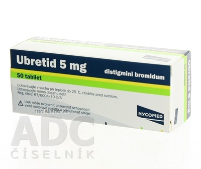 UBRETID 5 mg tbl (blis.PVC/PVDC/Al) 1x50 ks