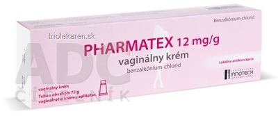 PHARMATEX 12 mg/g vaginálny krém crm vag (tuba Al) 1x72 g