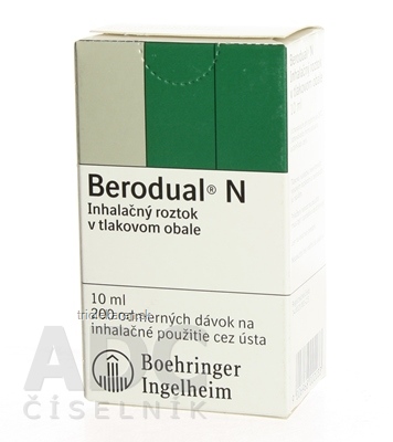 Berodual N sol inh (200 dávok) 1x10 ml