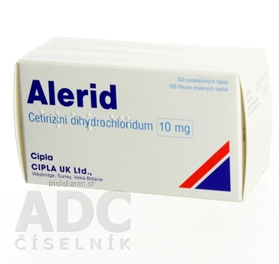 Alerid tbl flm 10 mg 1x100 ks