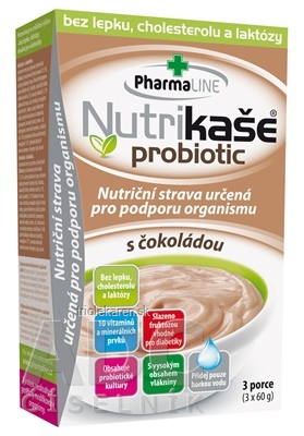 Nutrikaša probiotic - s čokoládou 3x60 g (180 g)