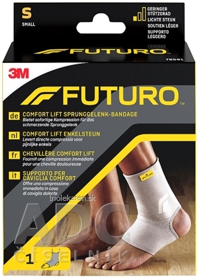 3M FUTURO Comfort bandáž na členok veľkosť S, ľahká opora, (76581) 1x1 ks