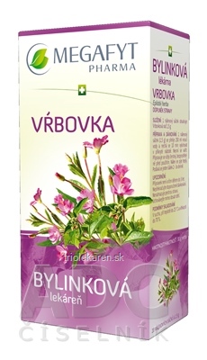 MEGAFYT Bylinková lekáreň VŔBOVKA bylinný čaj 20x1,5 g (30 g)