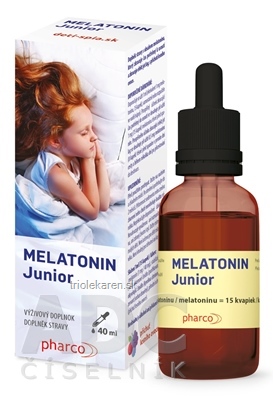 Pharco MELATONIN Junior kvapky príchuť  lesného ovocia 40 ml