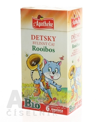 APOTHEKE BIO DETSKÝ BYLINNÝ ČAJ ROOIBOS vrecúška 20 x 1,5 g