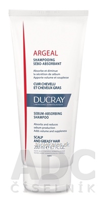 DUCRAY ARGEAL SHAMPOOING SÉBO-ABSORBANT šampón absorbujúci maz 1x200 ml