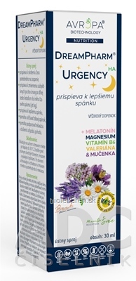 AVROPA DreamPharm Urgency HA ústny sprej 30 ml