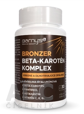 Barny's BRONZER Beta-karotén Komplex kapsuly 30 ks