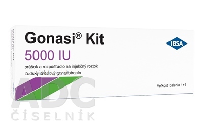 Gonasi Kit plv iol 1x5000 IU+1x1 ml (liek.inj.skl.+striek.inj.skl.+ihly) 1x1 set