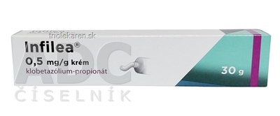 Infilea 0,5 mg/g krém 15 mg 30 g