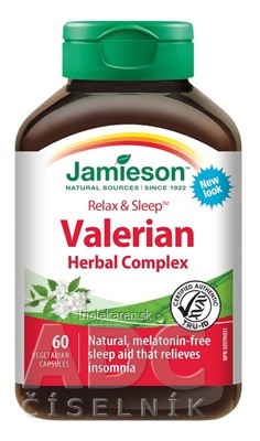 JAMIESON RELAX A SPÁNOK cps (Valeriána Herbal COMPLEX) 1x60 ks