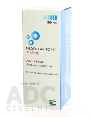MEDOCLAV FORTE 312,5 mg plv sus 1x100 ml