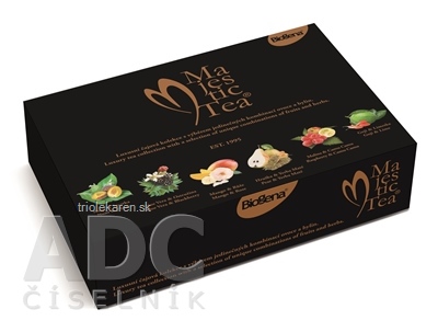 Biogena Majestic Tea MAXI 6 druhov čajov po 10 nálevových vrecúšok (inov. 2021) 60x2,5 g (