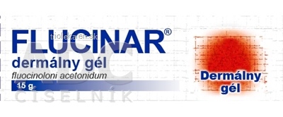 FLUCINAR gel (tuba Al) 1x15 g