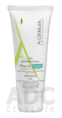 A-DERMA PHYS-AC SOIN ANTI-IMPERFECTION (GLOBAL) starostlivosť o nedokonalosti pleti 1x40 m