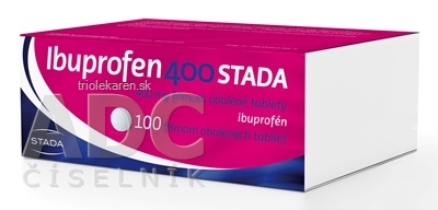 Ibuprofen 400 STADA tbl flm (blis.PVC/Al) 1x100 ks