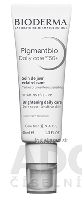 BIODERMA Pigmentbio Denný krém SPF 50+ zosvetľujúci 1x40 ml