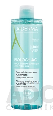 A-DERMA BIOLOGY AC Čistiaca micelárna voda pleť so sklonom k akné 1x400 ml