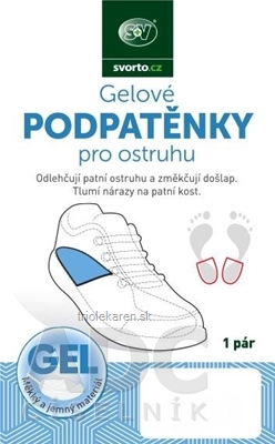 svorto Gélové PODP?TNÍKY pre ostrohu 108 veľkosť M (38-42) 1x1 pár