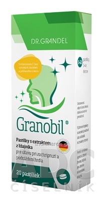 Dr.Grandel Granobil pastilky s extraktom z lišajníka 1x20 ks