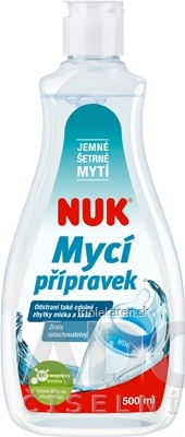 NUK Umývací prostriedok na fľaše a cumlíky špeciálne na čistenie a umývanie výrobkov pre d