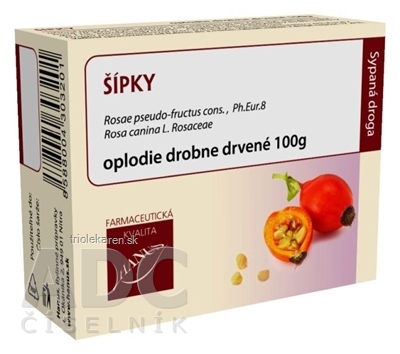 HANUS ŠÍPKY Oplodie drobné drvené vakuové bal. 1x100 g