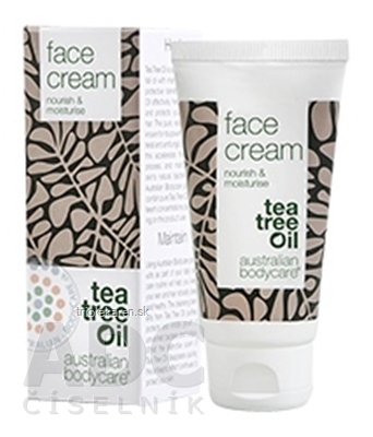 ABC tea tree oil FACE CREAM - Pleťový krém hydratačný, Tasmánske korenie 1x50 ml