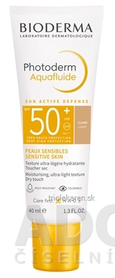 BIODERMA Photoderm Aquafluide SPF 50+ opaľovací krém, svetlý 1x40 ml