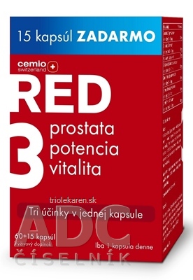 Cemio RED3 kapsuly 75 ks