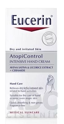 Eucerin AtopiControl Krém na ruky pre suchú pokožku 1x75 ml