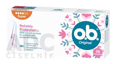 o.b. Original Super hygienické tampóny 1x16 ks