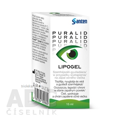 PURALID LIPOGEL oftalmologický gél 1x15 ml