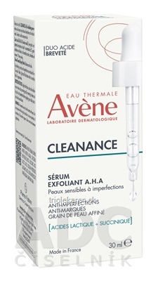 AVENE CLEANANCE A.H.A. Exfoliačné SÉRUM pleť so sklonom k nedokonalostiam 1x30 ml