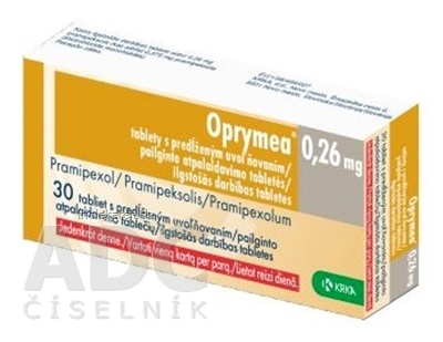 Oprymea 0,26 mg tablety s predĺženým uvoľňovaním 30 ks
