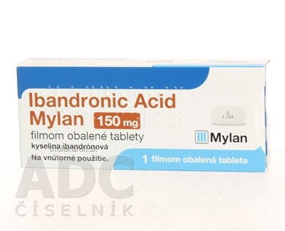 Ibandronic Acid Viatris 150 mg (Mylan) tbl flm (blis. OPA-Al-PVC/Al) 1x1 ks