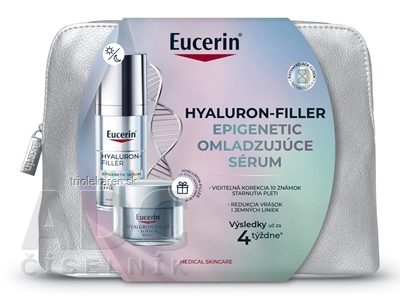 Eucerin Kazeta HYALURON-FILLER EPIGENETIC omladzujúce sérum 30 ml + nočný krém 20 ml 1 set