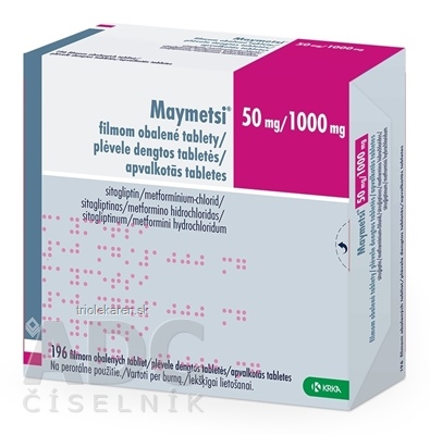 Maymetsi 50 mg/1000 mg tablety 196 ks