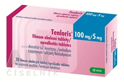 Tenloris 100 mg/5 mg filmom obalené tablety tbl flm (blis.) 1x30 ks