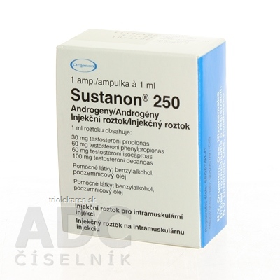 SUSTANON 250 sol inj (amp.skl.) 1x1 ml
