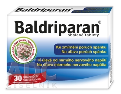 Baldriparan tbl obd 441,35 mg (blis.PVC/PVDC/Al) 1x30 ks