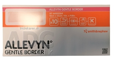 ALLEVYN Gentle Border Krytie na rany adhezívne hydrocelulárne penové krytie so silikónovým