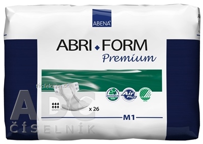 ABENA ABRI FORM Premium M1 plienkové nohavičky priedušné, boky 70-110 cm, savosť 2000 ml,